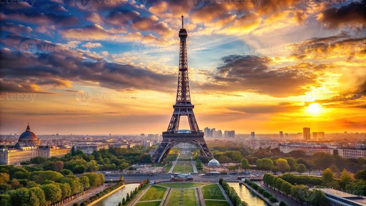 Nhắc đến kiến trúc nổi bật, không thể bỏ qua Tháp Eiffel – biểu tượng của nước Pháp. Được xây dựng vào năm 1889 bởi Gustave Eiffel, công trình này từng gây tranh cãi nhưng nay đã trở thành điểm đến du lịch hàng đầu thế giới.